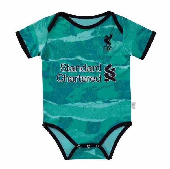 Liverpool Away Infant Baby Soccer Jersey Suit 2020/21